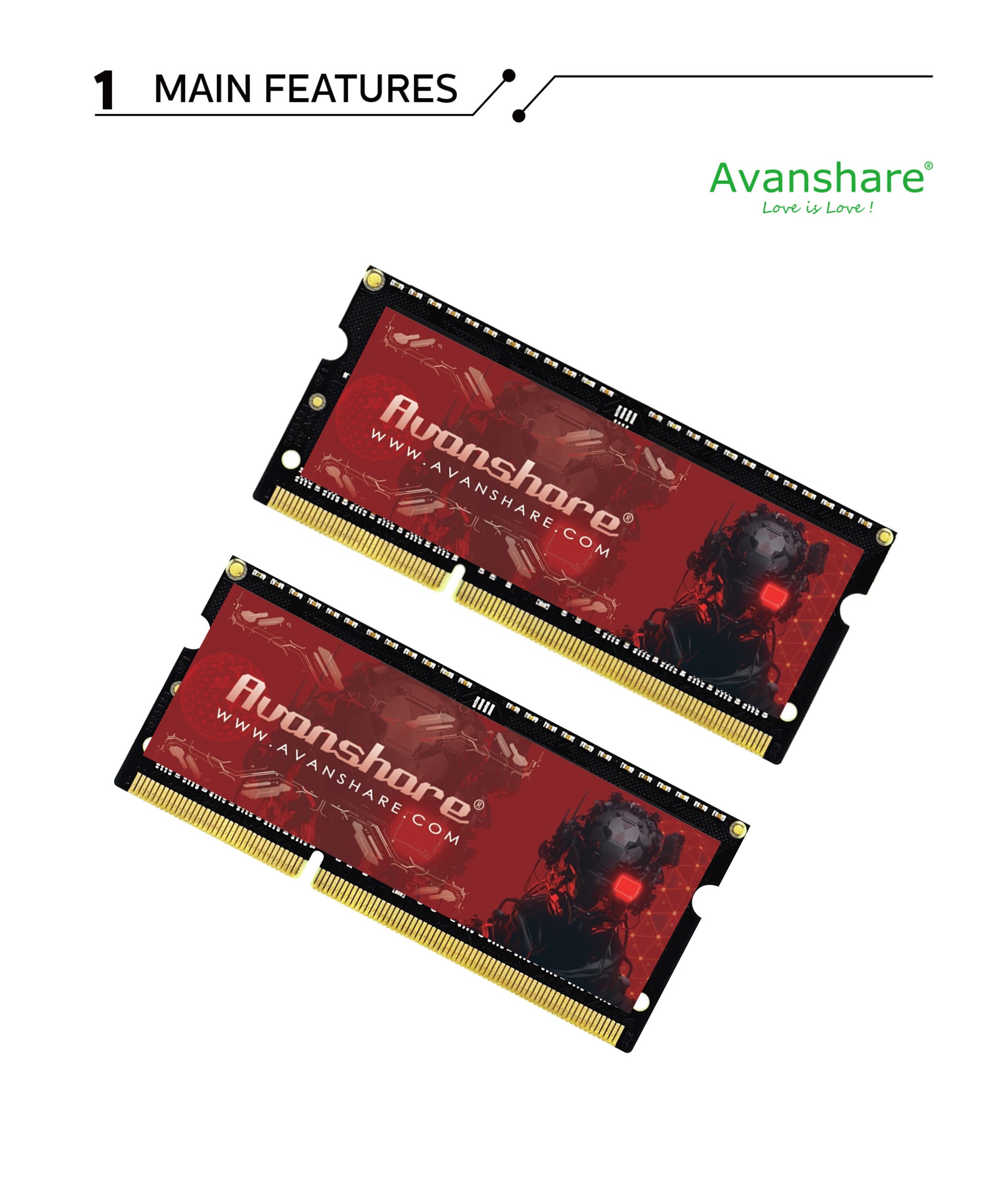 Avanshare Ram Memory DDR5 DDR4 - огляд і ціна Ddr5 Laptop Ram