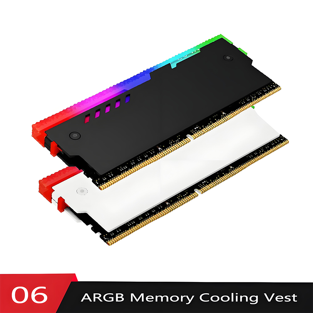 Desktop Computer Ram Heatsink  - огляд і ціна Ddr5 Rgb Ram