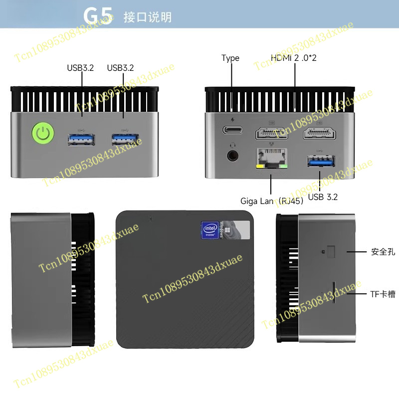 G5 Alder Lake N97 MINI PC Wind - огляд і ціна Ddr5 4800Mhz