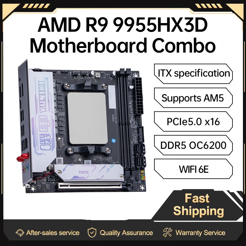 TOPC AMD Ryzen 9 9955HX3D Moth - огляд і ціна Ddr5 64Gb
